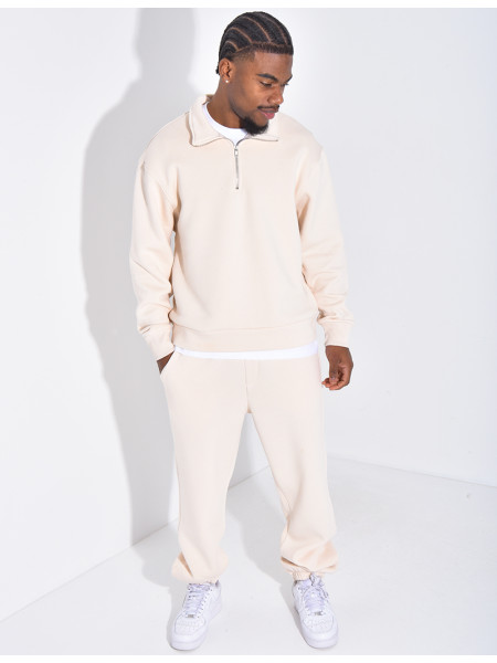 Ensemble pantalon et sweat zippé