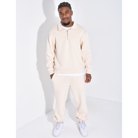 Ensemble pantalon et sweat zippé