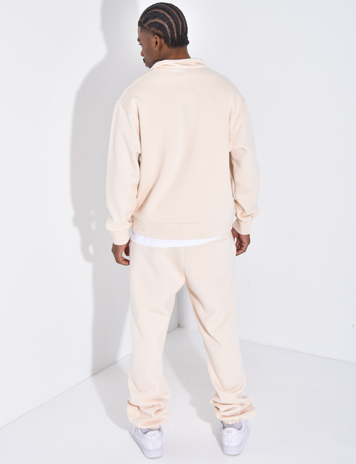 Ensemble pantalon et sweat zippé