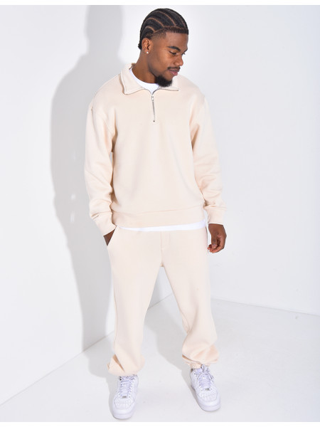Ensemble pantalon et sweat zippé