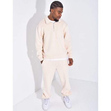 Ensemble pantalon et sweat zippé