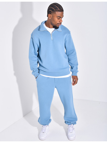 Ensemble pantalon et sweat zippé