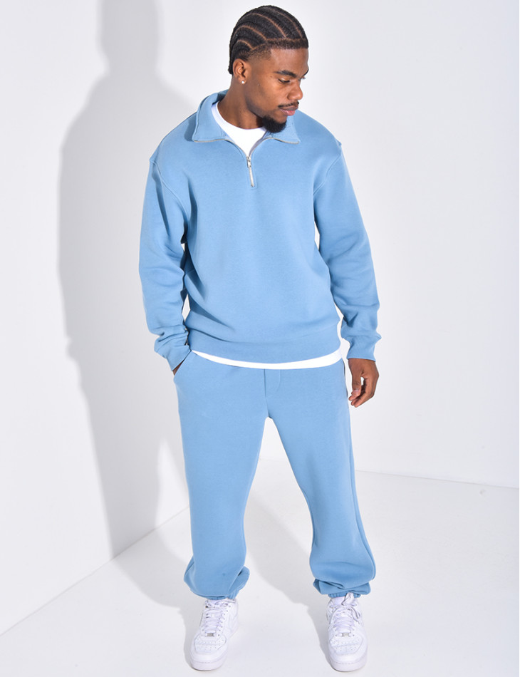 Ensemble pantalon et sweat zippé