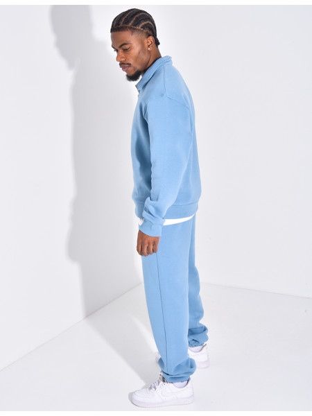 Ensemble pantalon et sweat zippé