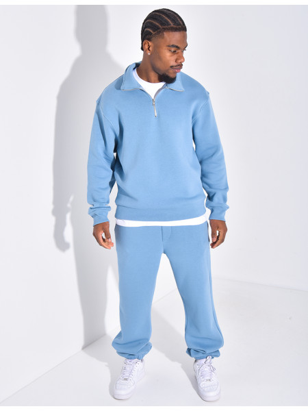 Ensemble pantalon et sweat zippé