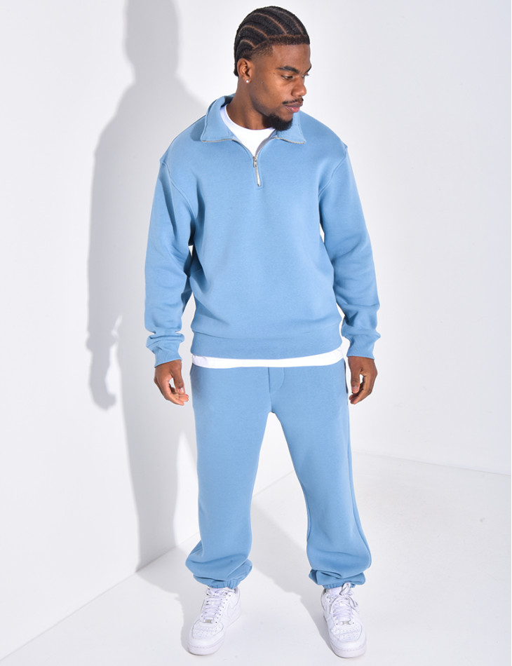 Ensemble pantalon et sweat zippé
