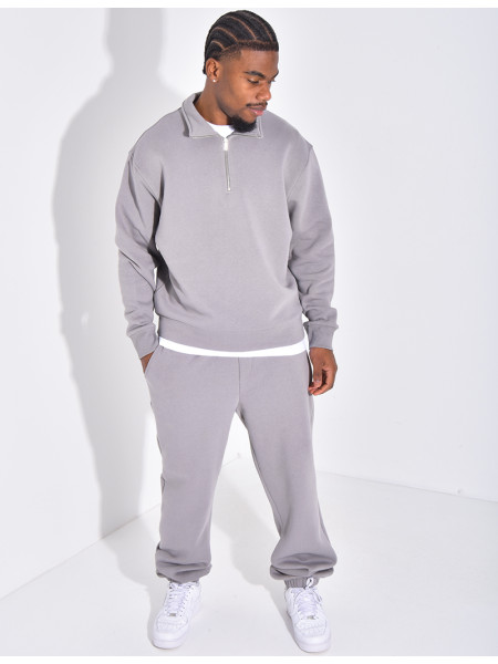 Ensemble pantalon et sweat zippé