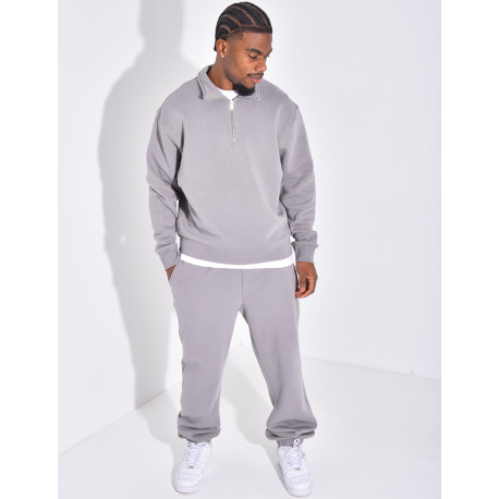 Ensemble pantalon et sweat zippé