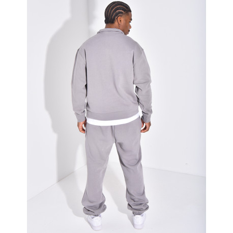 Ensemble pantalon et sweat zippé