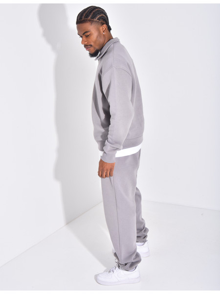Ensemble pantalon et sweat zippé