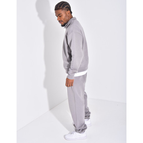 Ensemble pantalon et sweat zippé