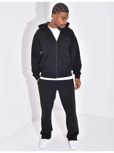 Ensemble pantalon et veste à capuche avec coeur