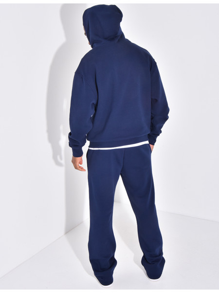 Ensemble pantalon et veste à capuche avec coeur