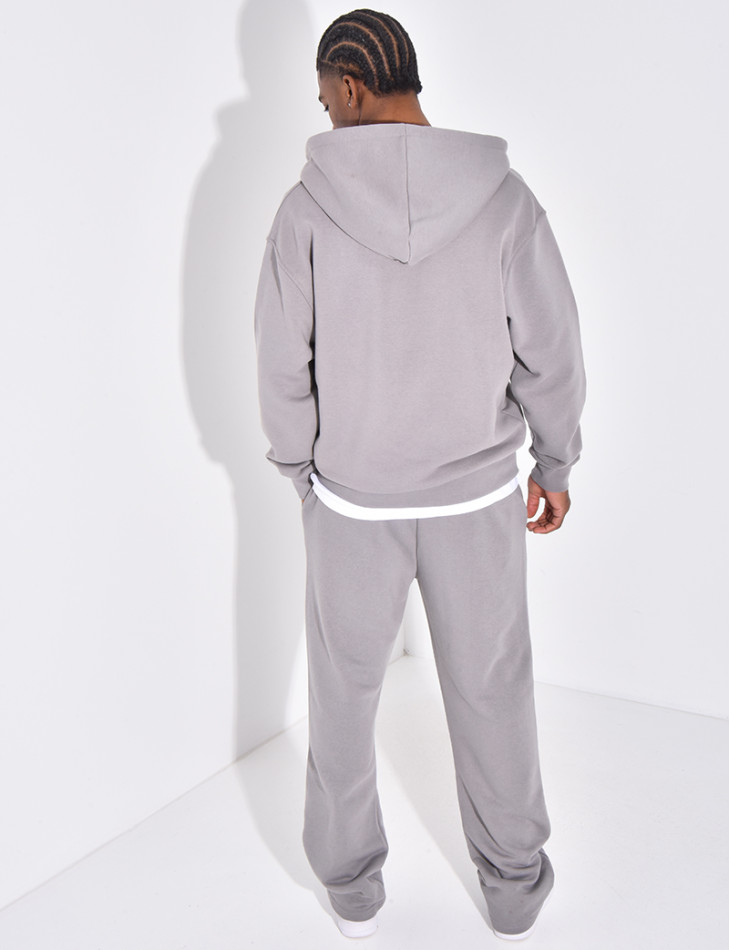 Ensemble pantalon et veste à capuche avec coeur