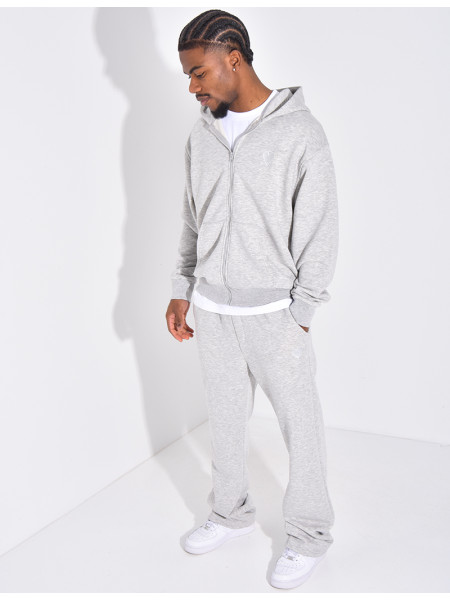 Ensemble pantalon et veste à capuche avec coeur