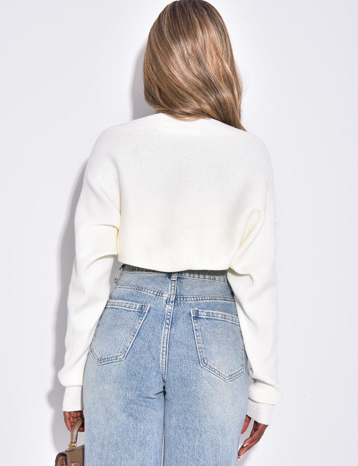 Ensemble top bustier et boléro assorti