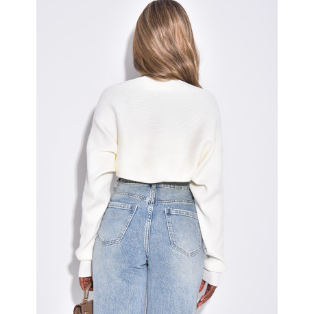 Ensemble top bustier et boléro assorti