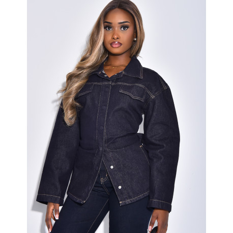 Veste en jeans à nouer