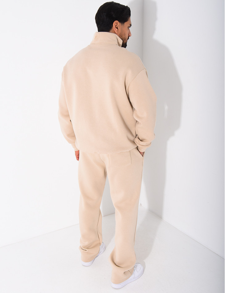Ensemble pantalon et sweat col zippé