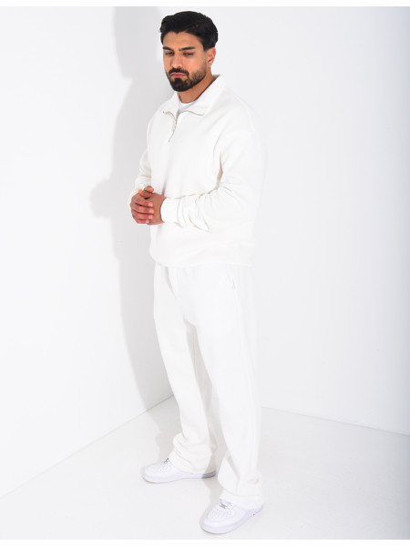 Ensemble pantalon et sweat col zippé