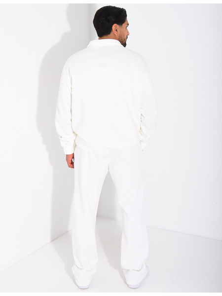 Ensemble pantalon et sweat col zippé
