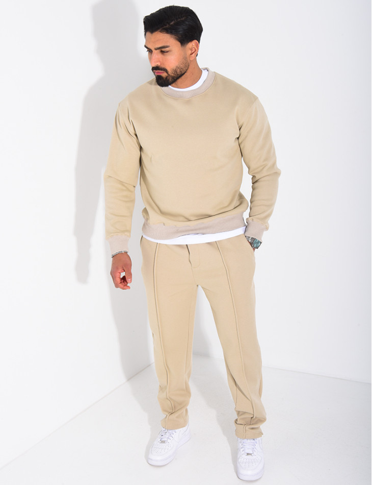 Ensemble pantalon et sweat col rond