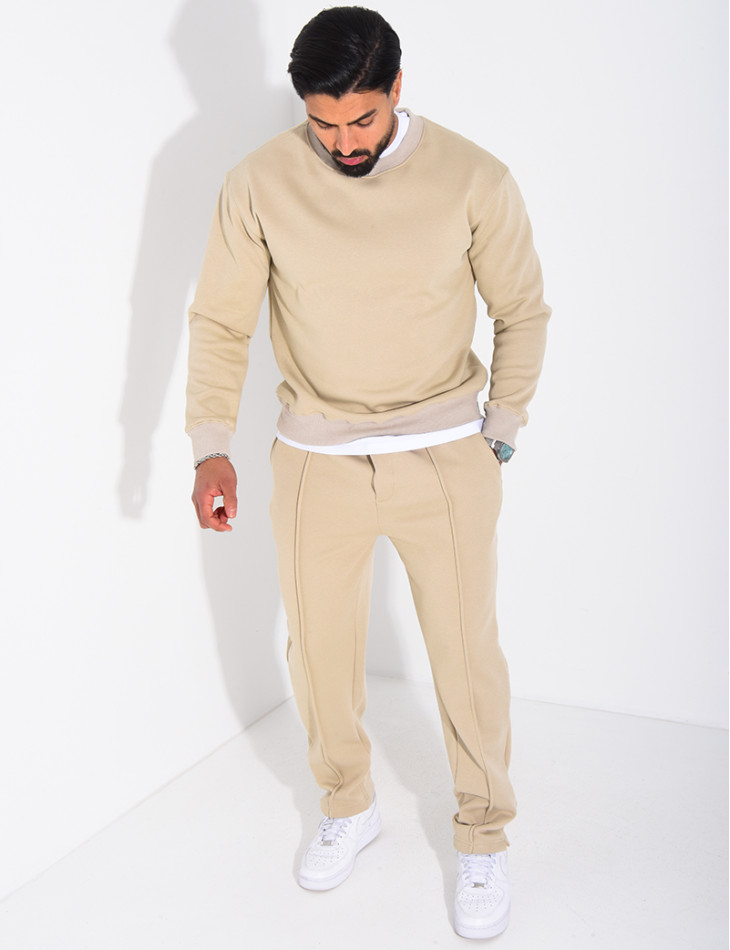 Ensemble pantalon et sweat col rond