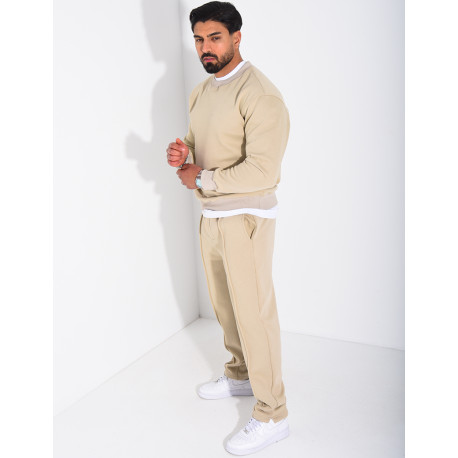 Ensemble pantalon et sweat col rond