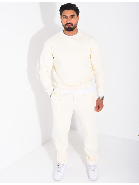 Ensemble pantalon et sweat col rond