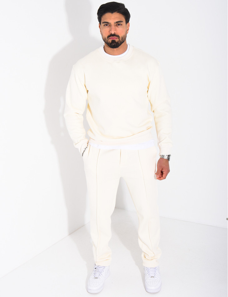 Ensemble pantalon et sweat col rond