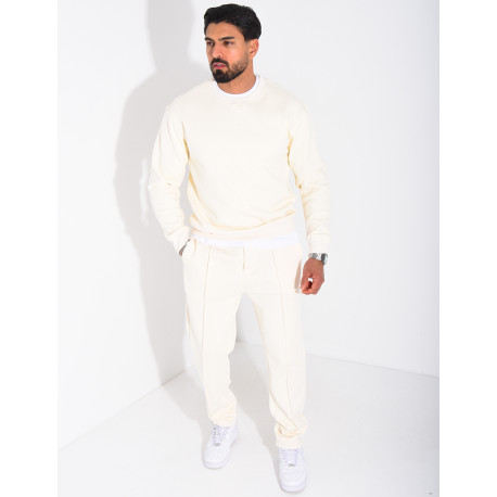 Ensemble pantalon et sweat col rond