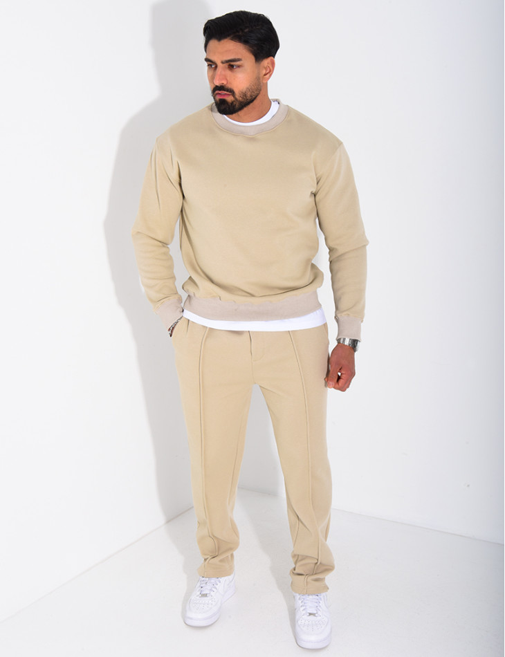 Ensemble pantalon et sweat col rond