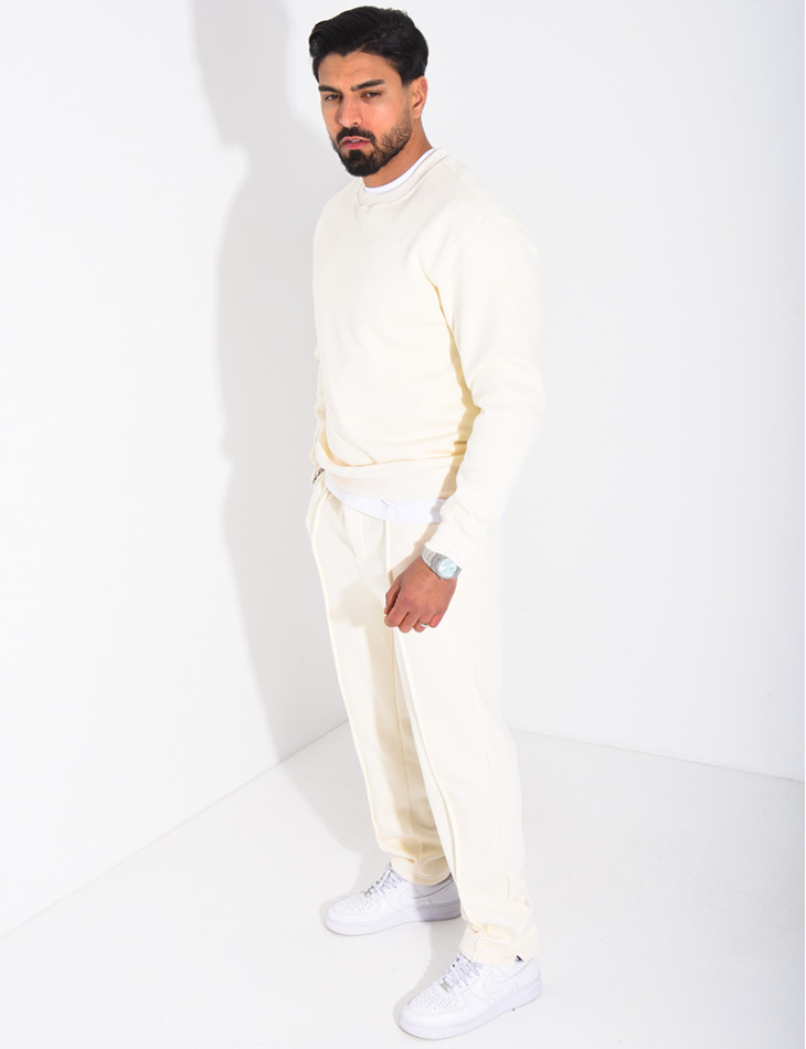 Ensemble pantalon et sweat col rond