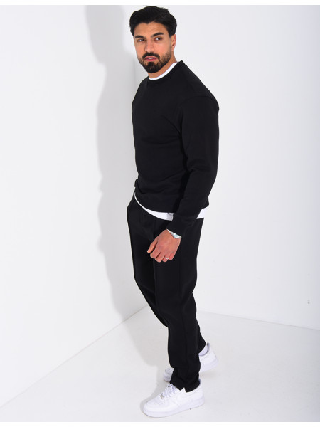 Ensemble pantalon et sweat col rond
