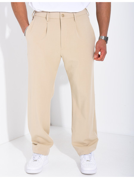 Pantalon à ceinture élastique