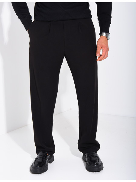 Pantalon à ceinture élastique