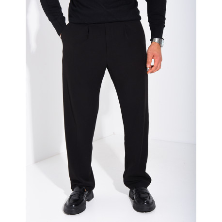 Pantalon à ceinture élastique