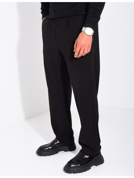 Pantalon à ceinture élastique