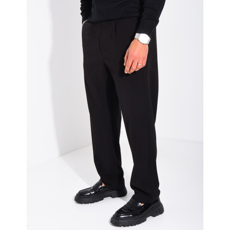 Pantalon à ceinture élastique