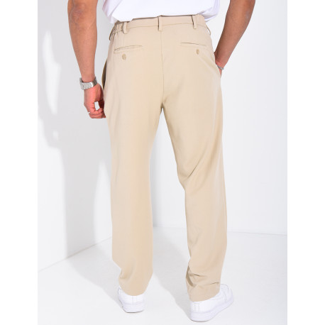 Pantalon à ceinture élastique