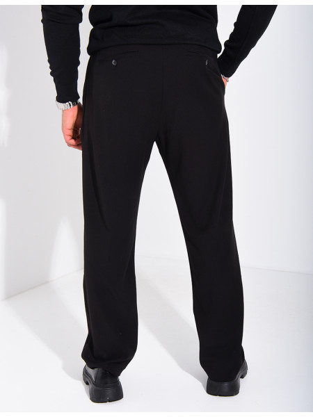 Pantalon à ceinture élastique