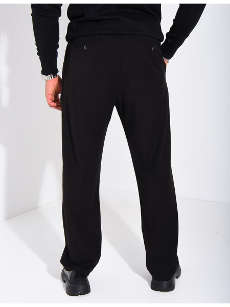 Pantalon à ceinture élastique