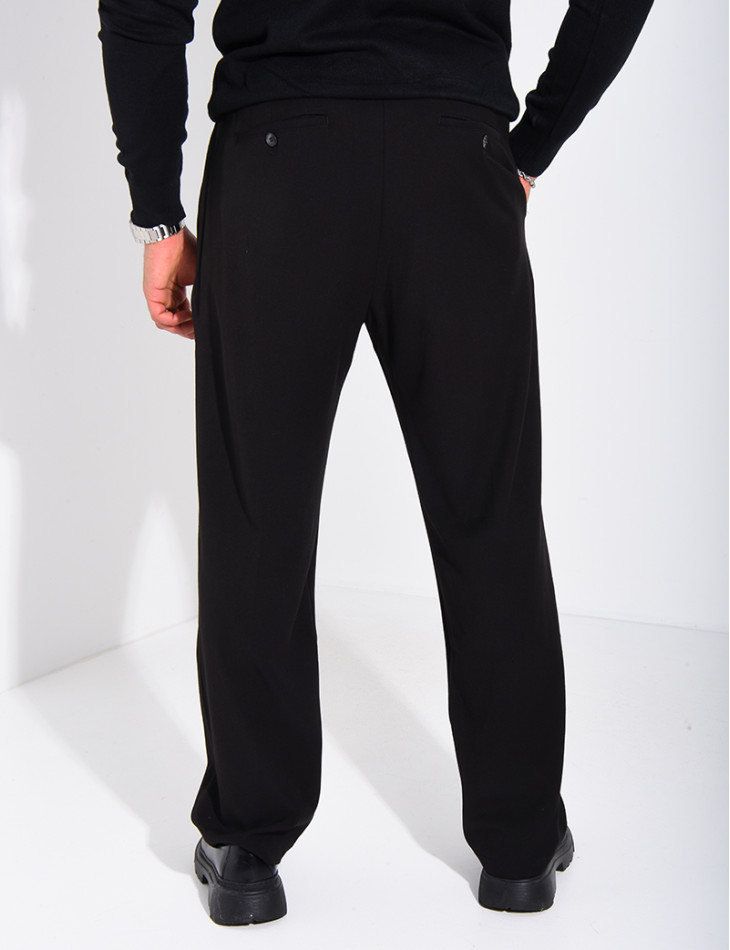 Pantalon à ceinture élastique