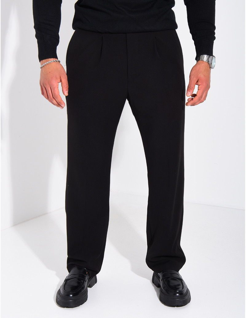 Pantalon à ceinture élastique