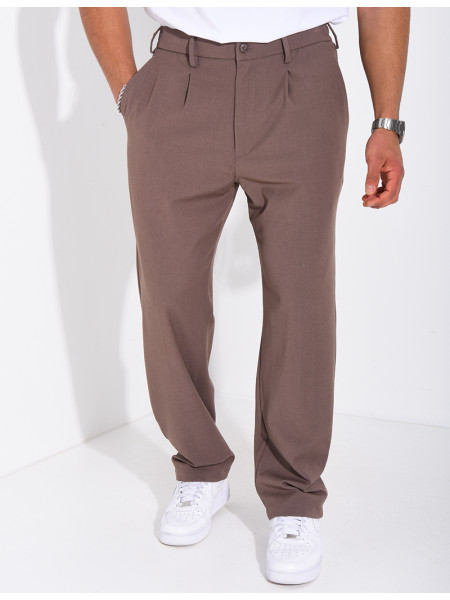 Pantalon à ceinture élastique