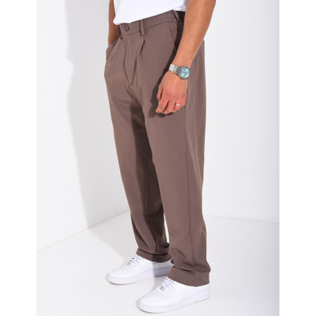 Pantalon à ceinture élastique