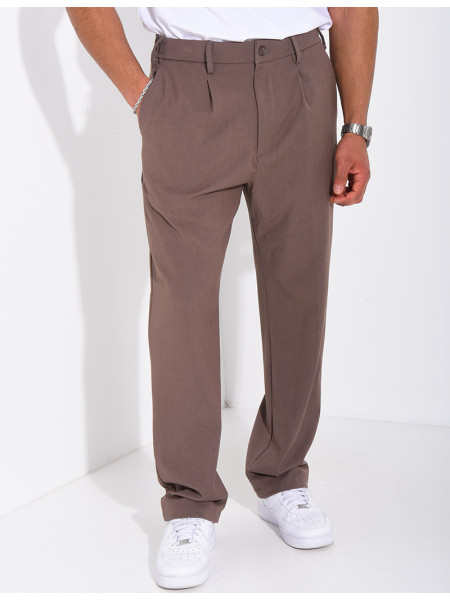 Pantalon à ceinture élastique