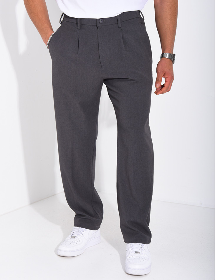 Pantalon à ceinture élastique