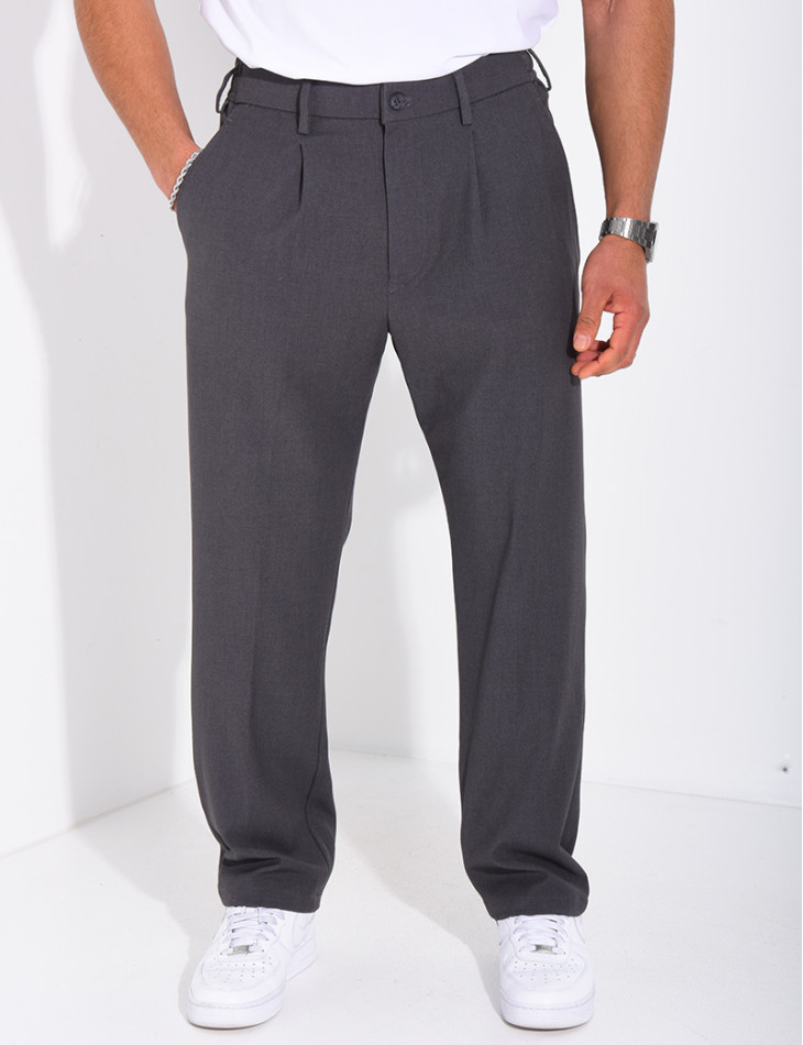 Pantalon à ceinture élastique