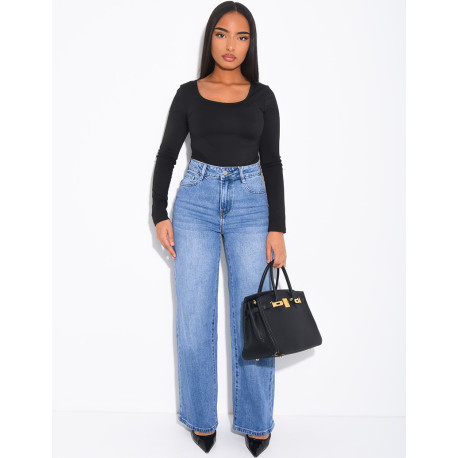 Jeans coupe droite